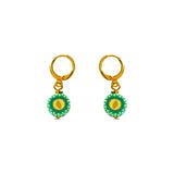 Cantaloupe Melon Earrings, Novelty Fruit Earrings | by Ifemi Jewels