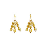Gold freshwater pearl earrings | by Ifemi Jewels